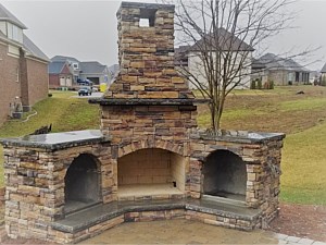 Outdoor Fireplaces & Fire Pit Kits